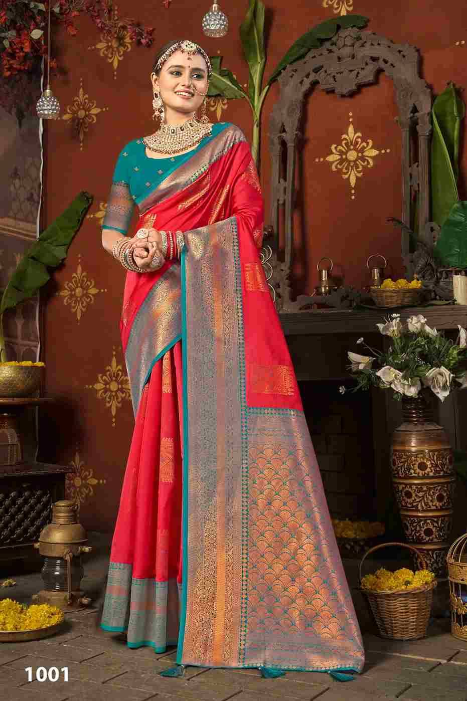 Peheli Pasand Silk Vol-1 By Saroj 1001 To 1006 Series Indian Traditional Wear Collection Beautiful Stylish Fancy Colorful Party Wear & Occasional Wear Silk Sarees At Wholesale Price