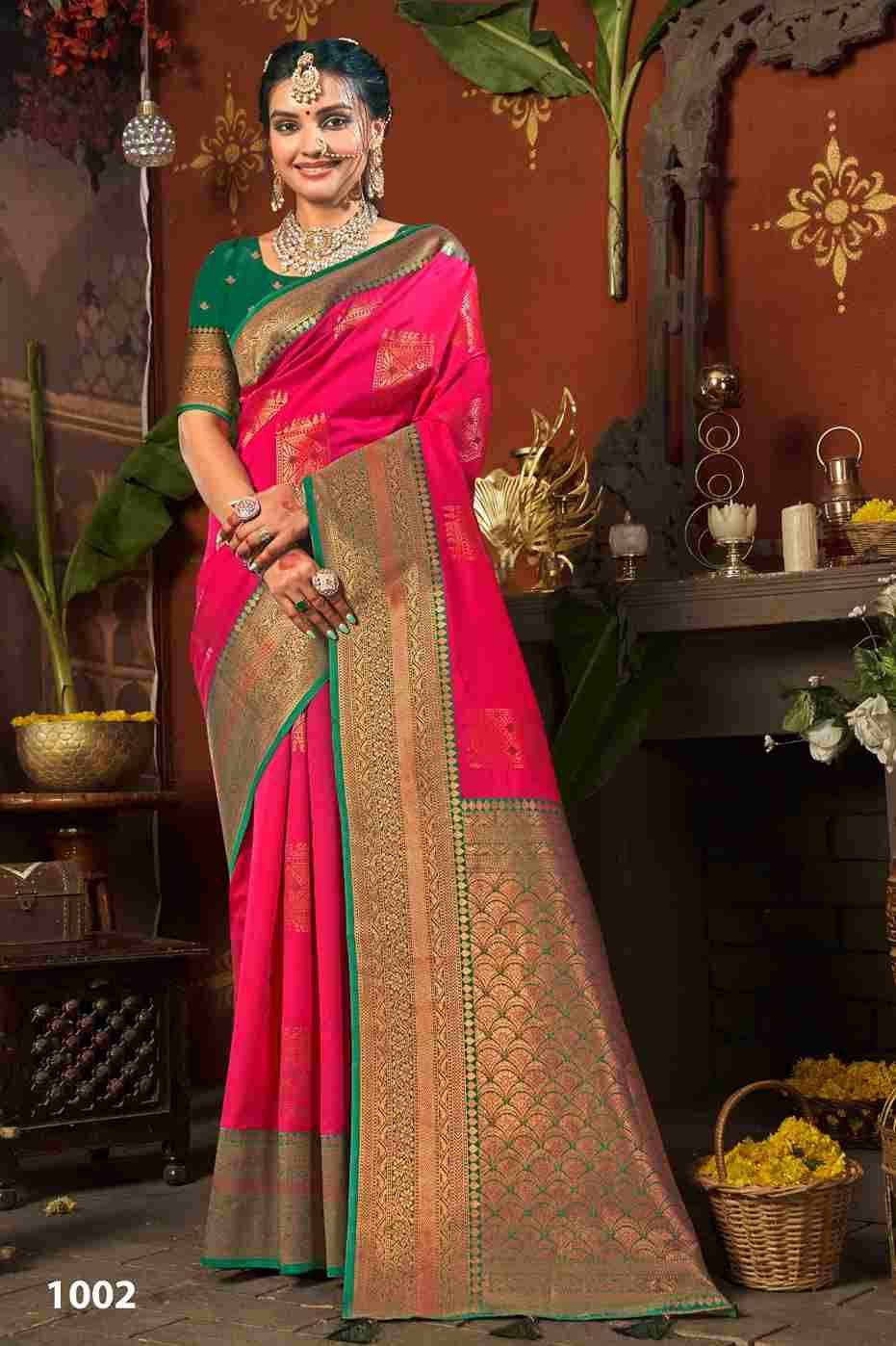 Peheli Pasand Silk Vol-1 By Saroj 1001 To 1006 Series Indian Traditional Wear Collection Beautiful Stylish Fancy Colorful Party Wear & Occasional Wear Silk Sarees At Wholesale Price