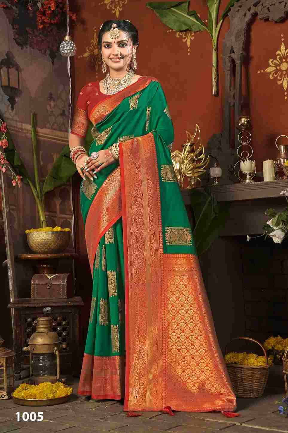 Peheli Pasand Silk Vol-1 By Saroj 1001 To 1006 Series Indian Traditional Wear Collection Beautiful Stylish Fancy Colorful Party Wear & Occasional Wear Silk Sarees At Wholesale Price