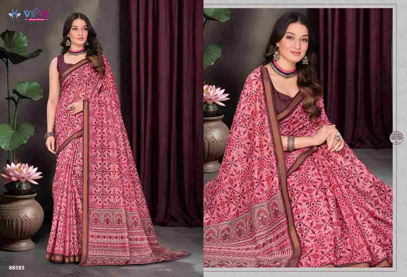 Amrapali Vol-2 By Vipul Fashion 88578 To 88583 Series Indian Traditional Wear Collection Beautiful Stylish Fancy Colorful Party Wear & Occasional Wear Cotton Sarees At Wholesale Price
