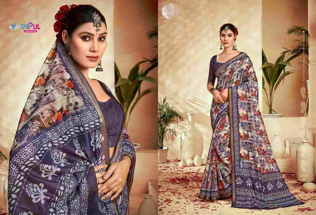 Amrapali Vol-3 By Vipul Fashion 89766 To 89777 Series Indian Traditional Wear Collection Beautiful Stylish Fancy Colorful Party Wear & Occasional Wear Cotton Sarees At Wholesale Price
