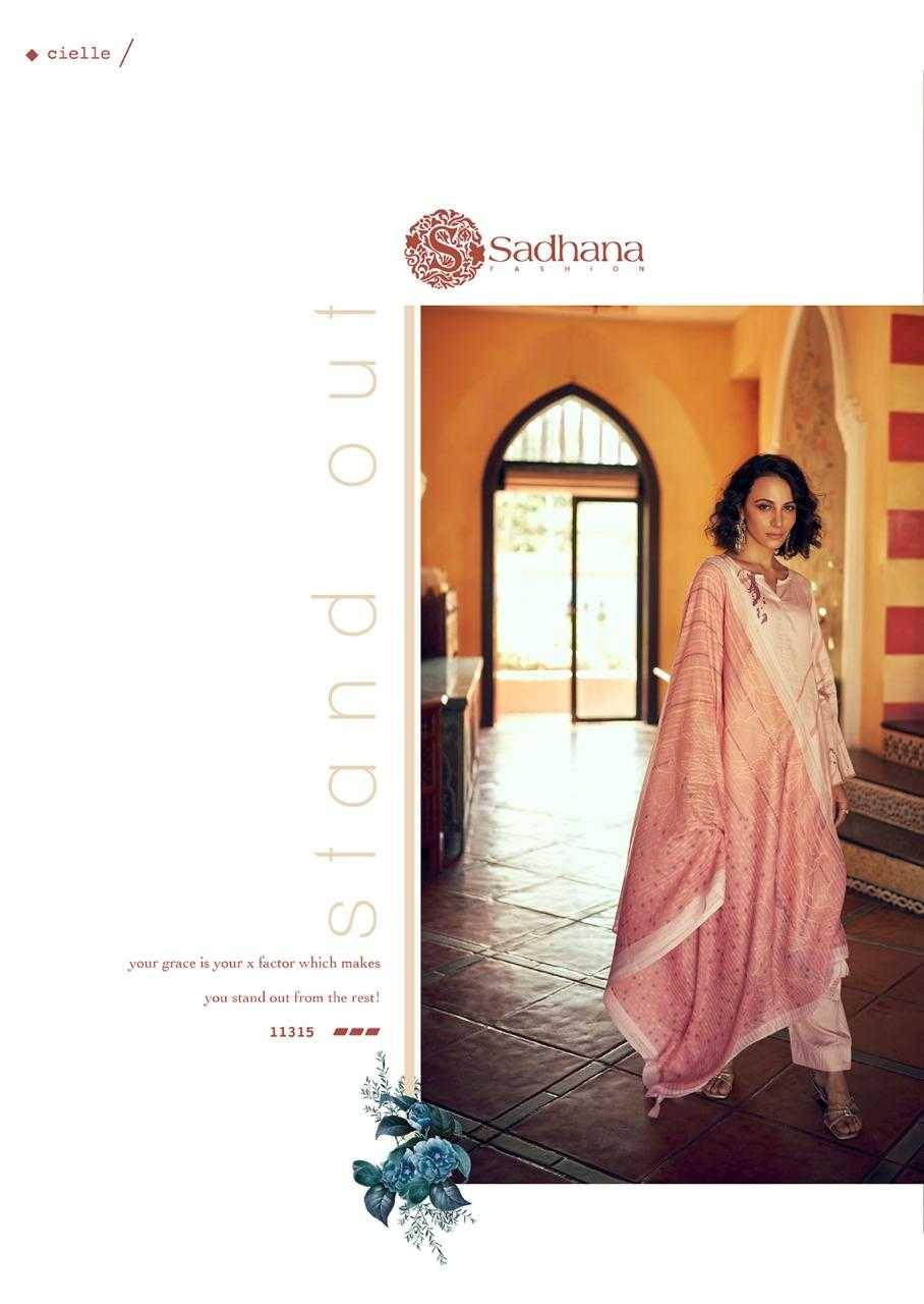 Cielle By Sadhana Fashion 11313 To 11320 Series Designer Festive Suits Beautiful Fancy Stylish Colorful Party Wear & Occasional Wear Pure Jam Cotton Print Dresses At Wholesale Price