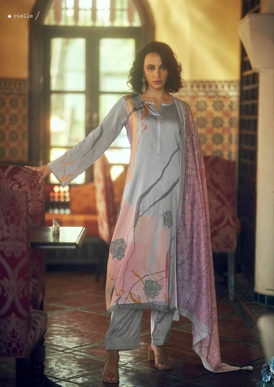 Cielle By Sadhana Fashion 11313 To 11320 Series Designer Festive Suits Beautiful Fancy Stylish Colorful Party Wear & Occasional Wear Pure Jam Cotton Print Dresses At Wholesale Price