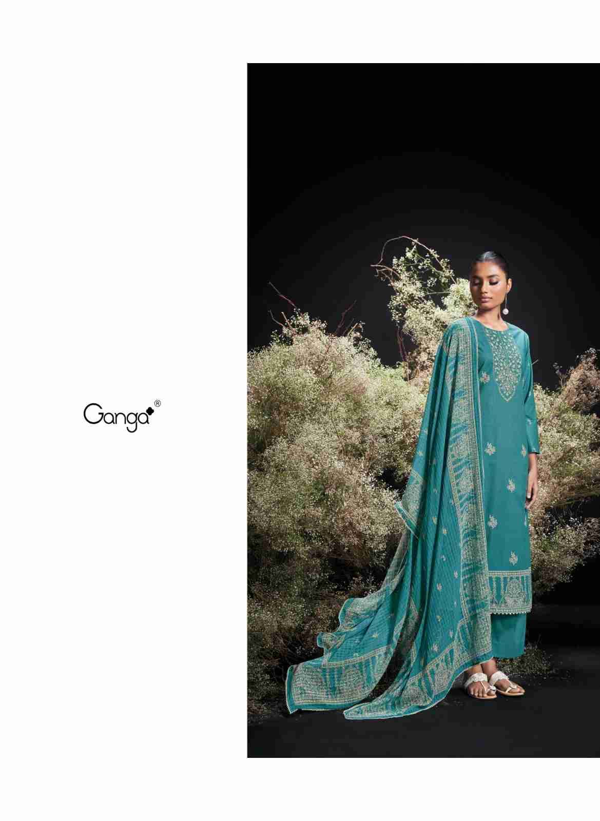 Enzi By Ganga Fashion 2273 To 2278 Series Beautiful Festive Suits Colorful Stylish Fancy Casual Wear & Ethnic Wear Pure Cotton Dresses At Wholesale Price