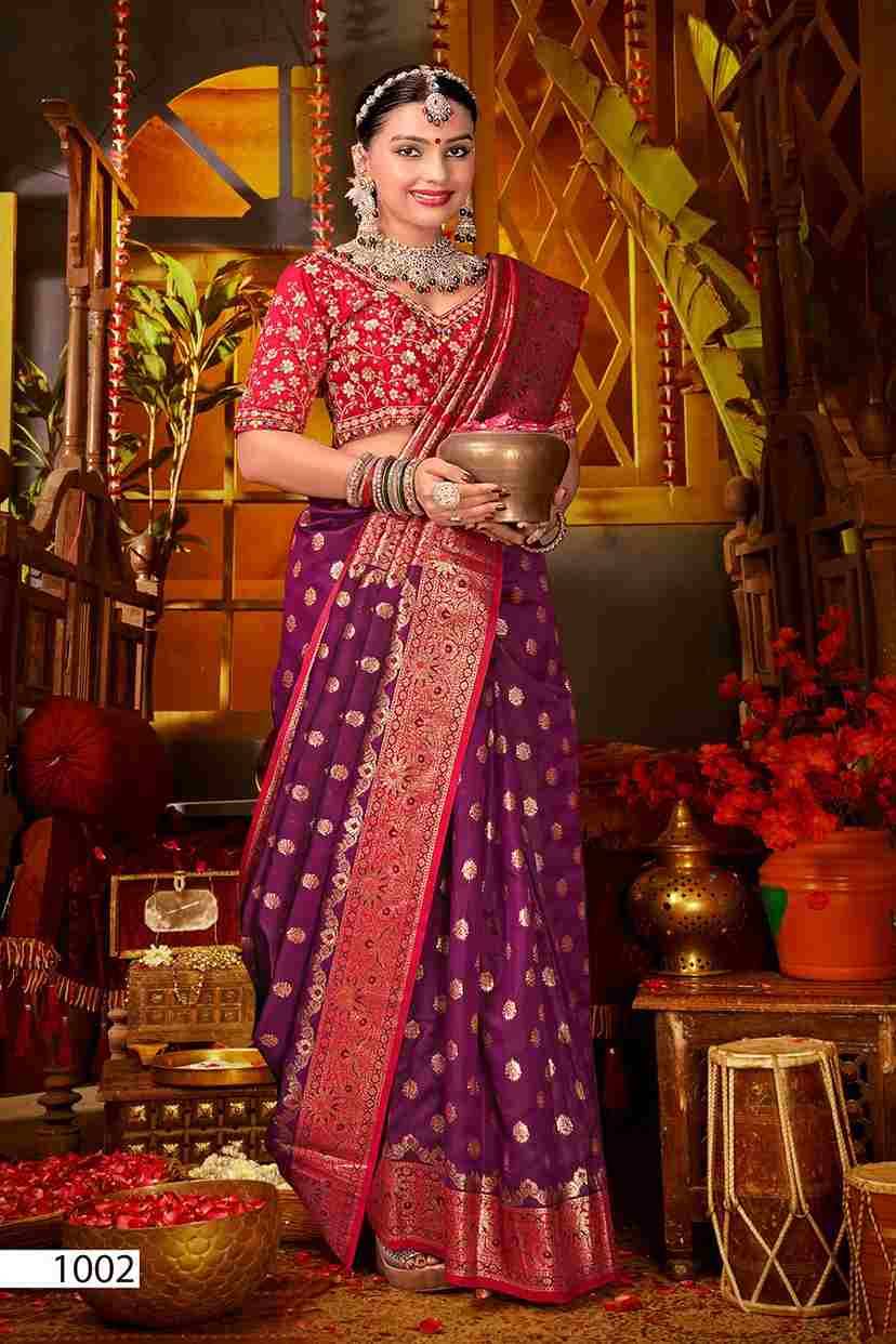Mangalsutra Silk Vol-1 By Saroj 1001 To 1006 Series Indian Traditional Wear Collection Beautiful Stylish Fancy Colorful Party Wear & Occasional Wear Soft Silk Sarees At Wholesale Price