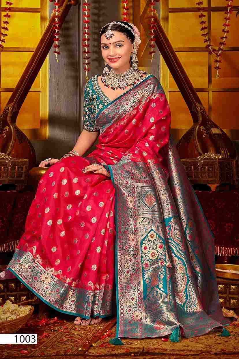 Mangalsutra Silk Vol-1 By Saroj 1001 To 1006 Series Indian Traditional Wear Collection Beautiful Stylish Fancy Colorful Party Wear & Occasional Wear Soft Silk Sarees At Wholesale Price