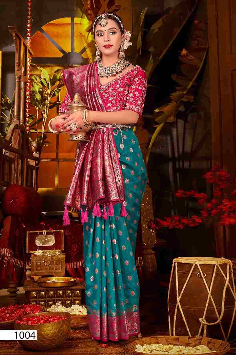Mangalsutra Silk Vol-1 By Saroj 1001 To 1006 Series Indian Traditional Wear Collection Beautiful Stylish Fancy Colorful Party Wear & Occasional Wear Soft Silk Sarees At Wholesale Price