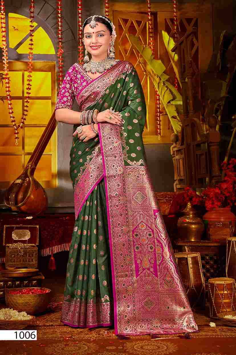 Mangalsutra Silk Vol-1 By Saroj 1001 To 1006 Series Indian Traditional Wear Collection Beautiful Stylish Fancy Colorful Party Wear & Occasional Wear Soft Silk Sarees At Wholesale Price