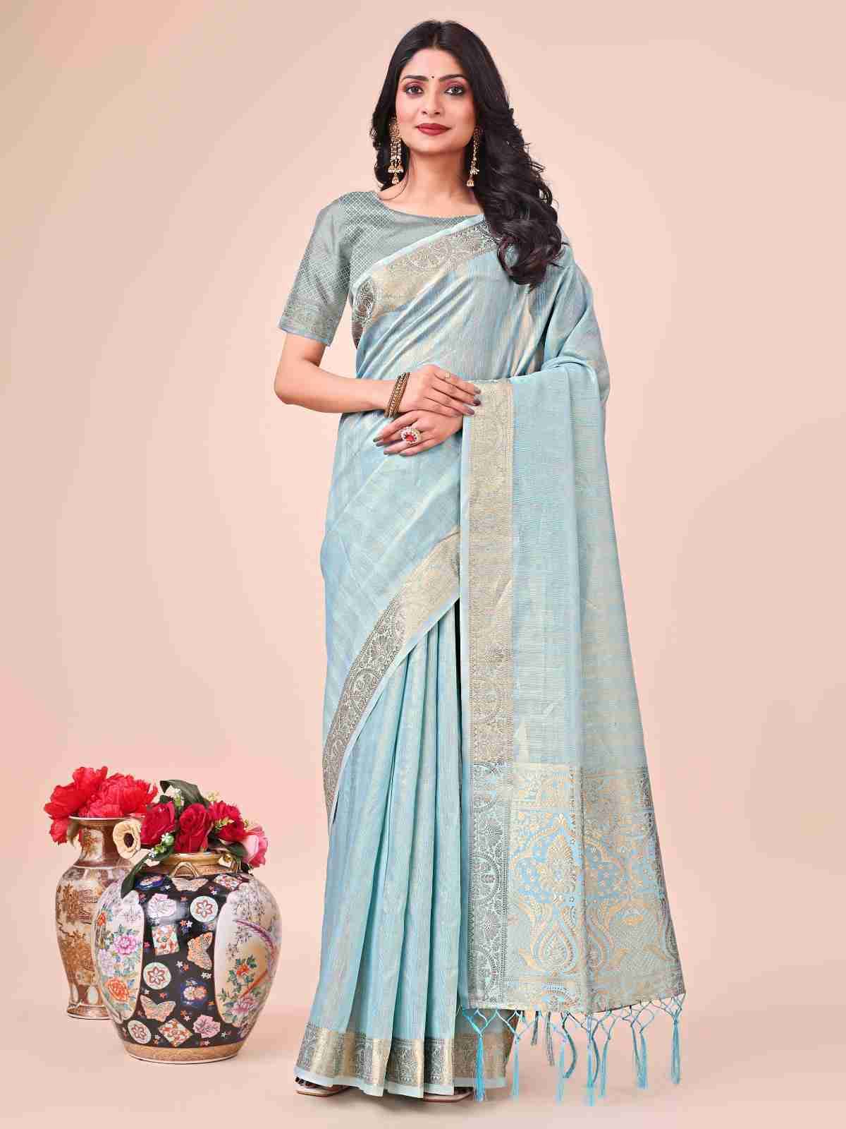 Batumi By Fashid Wholesale 1001 To 1006 Series Indian Traditional Wear Collection Beautiful Stylish Fancy Colorful Party Wear & Occasional Wear Organza Sarees At Wholesale Price
