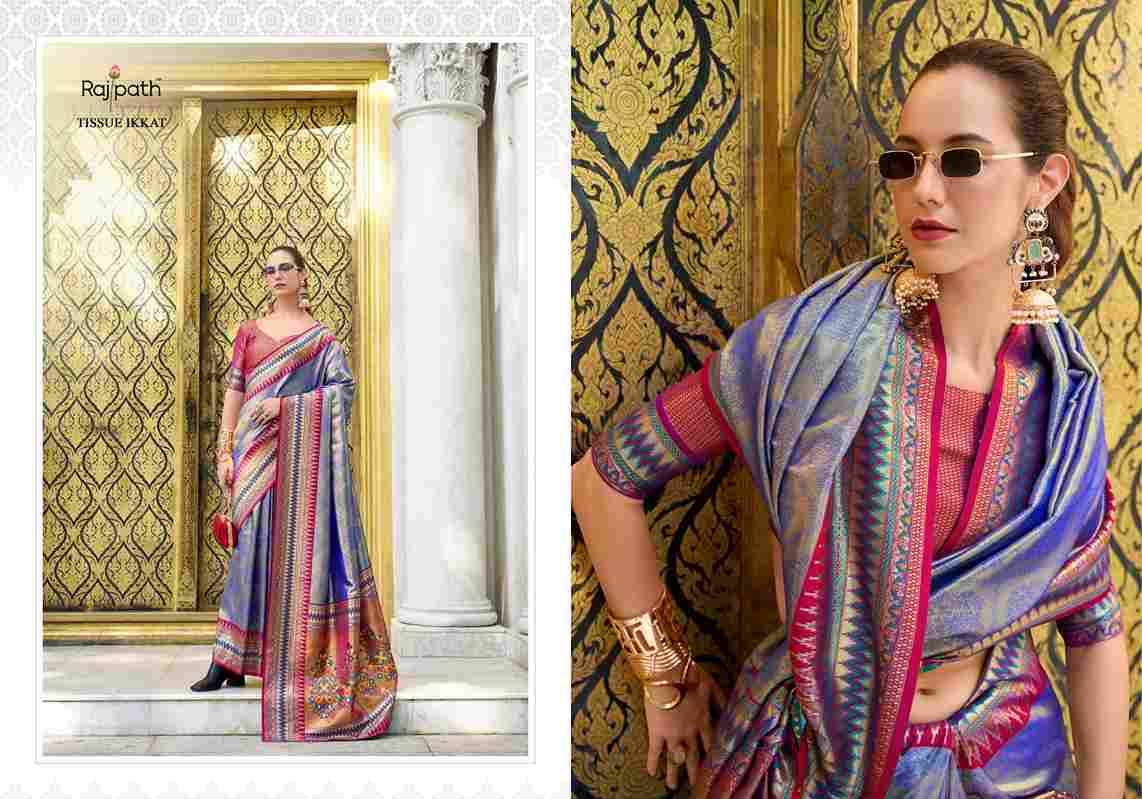 Rajmata By Rajpath 143 To 148 Series Indian Traditional Wear Collection Beautiful Stylish Fancy Colorful Party Wear & Occasional Wear Tissue Silk Sarees At Wholesale Price