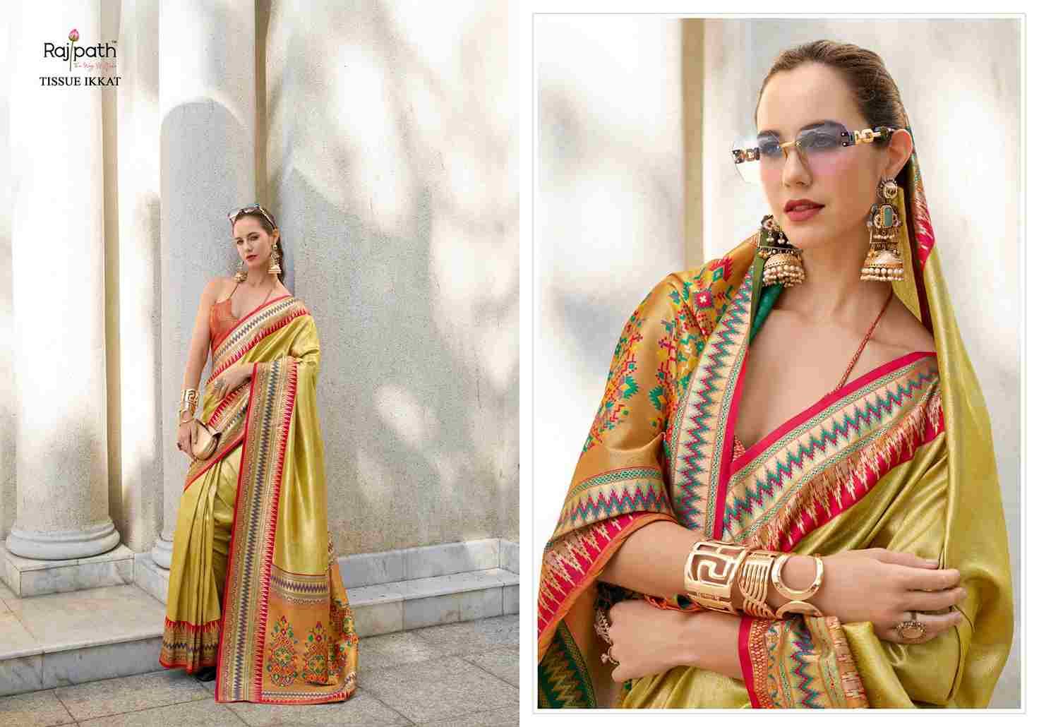 Rajmata By Rajpath 143 To 148 Series Indian Traditional Wear Collection Beautiful Stylish Fancy Colorful Party Wear & Occasional Wear Tissue Silk Sarees At Wholesale Price
