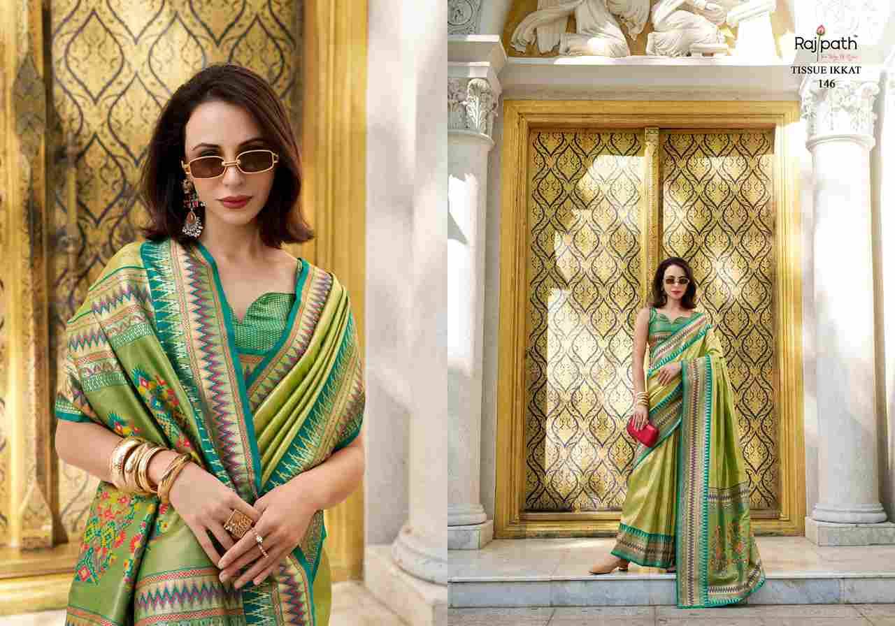 Rajmata By Rajpath 143 To 148 Series Indian Traditional Wear Collection Beautiful Stylish Fancy Colorful Party Wear & Occasional Wear Tissue Silk Sarees At Wholesale Price