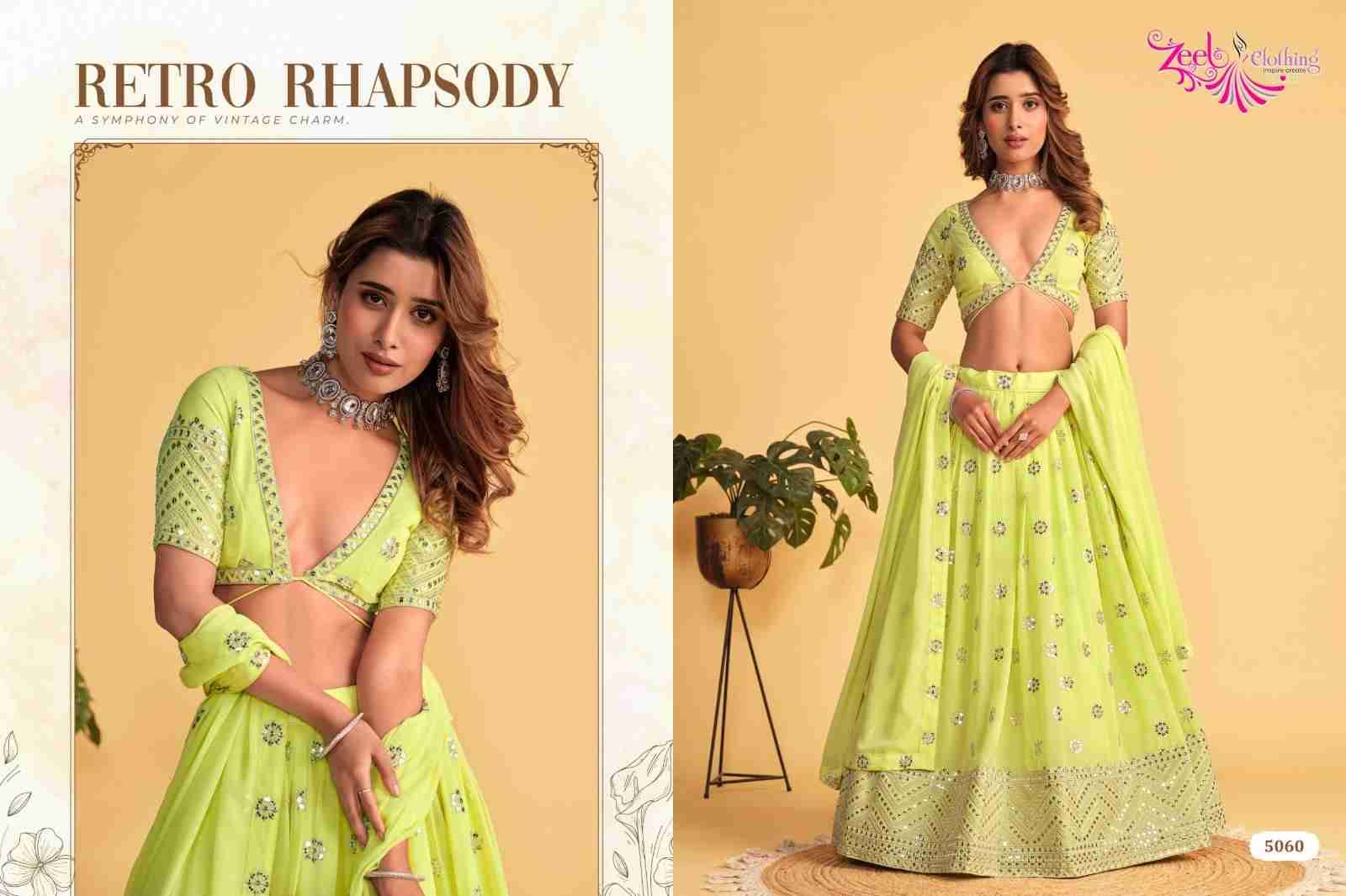 Antique Aura By Zeel Clothing 5059 To 5064 Series Festive Wear Collection Beautiful Stylish Colorful Fancy Party Wear & Occasional Wear Georgette/Organza Net Lehengas At Wholesale Price