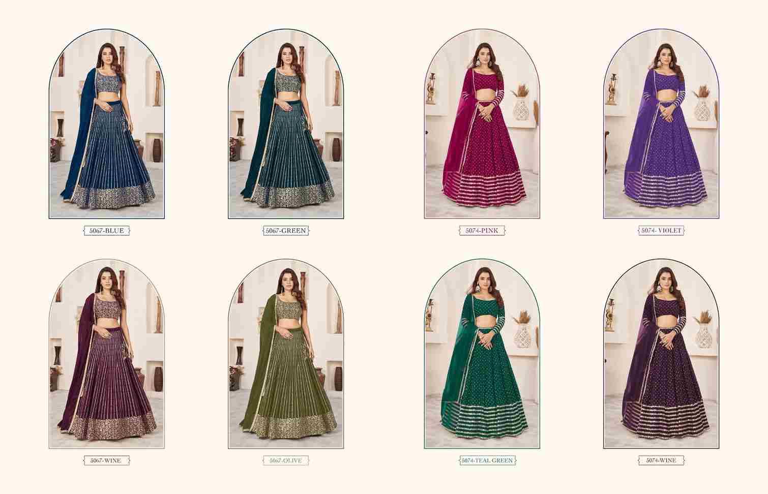 Anchal Vol-3 By Zeel Clothing Designer Beautiful Festive Collection Occasional Wear & Party Wear Georgette Lehengas At Wholesale Price