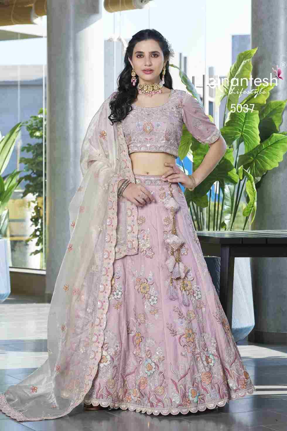 Occations Vol-10 By Anantesh 5035 To 5040 Series Beautiful Colorful Fancy Wedding Collection Occasional Wear & Party Wear Silk Lehengas At Wholesale Price