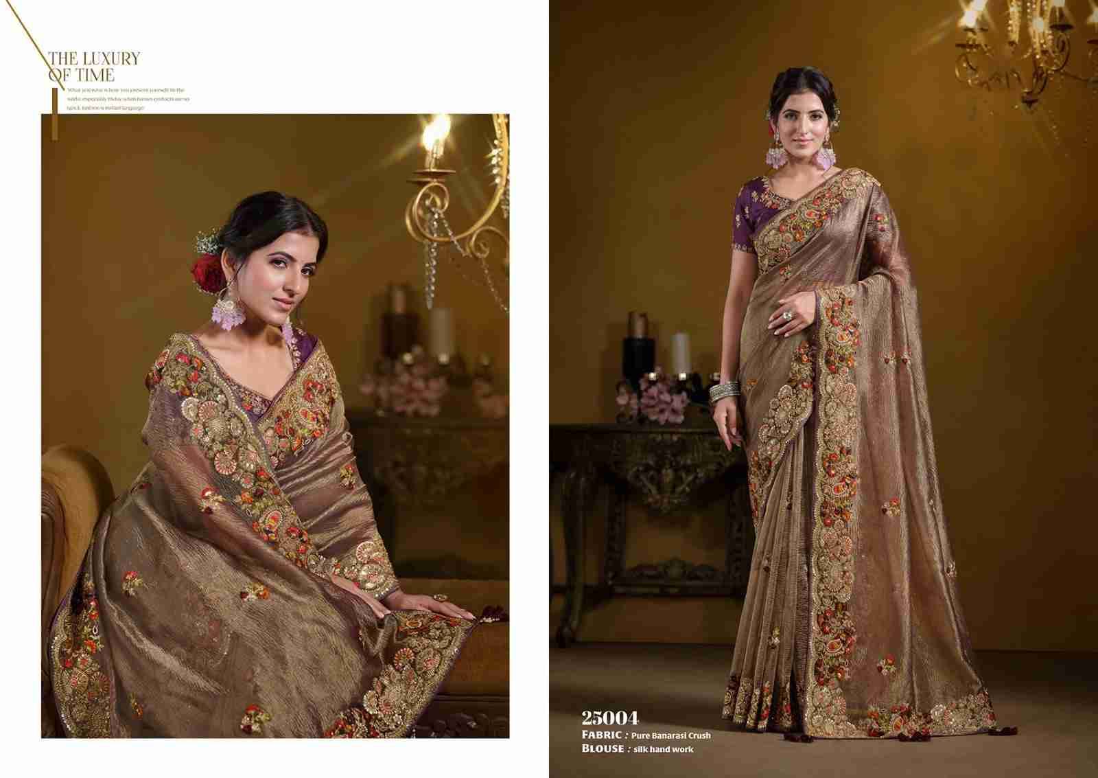 Rajasvi By Mohmanthan 25002 To 25010 Indian Traditional Wear Collection Beautiful Stylish Fancy Colorful Party Wear & Occasional Wear Satin Silk Sarees At Wholesale Price