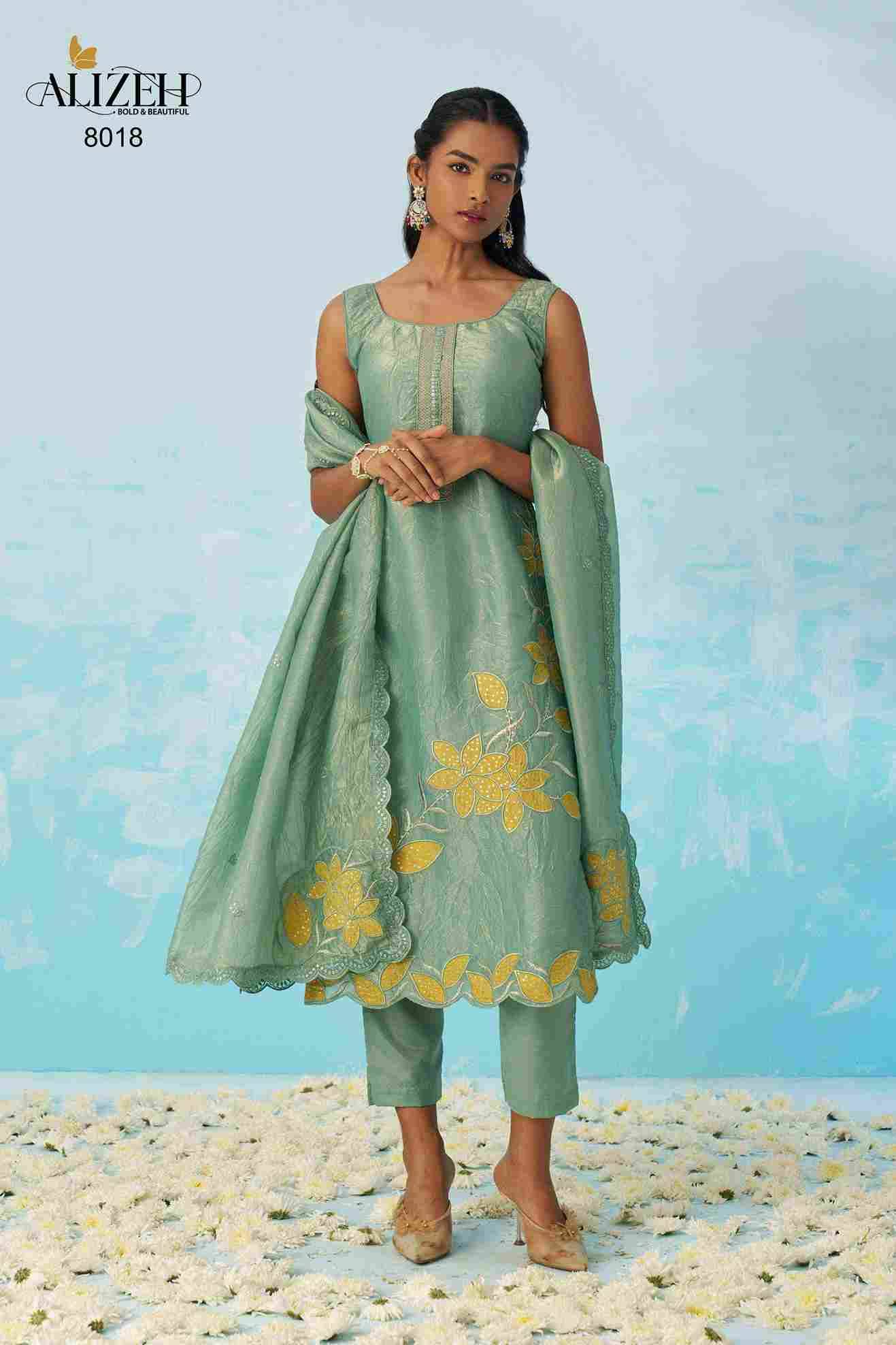 Jasmine By Alizeh 8016 To 8018 Series Festive Suits Beautiful Fancy Colorful Stylish Party Wear & Occasional Wear Crush Embroidered Dresses At Wholesale Price