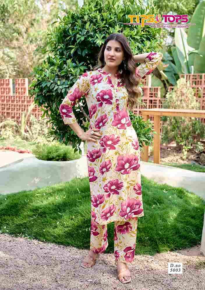 Cinderella Vol-5 By Tips And Tops 5001 To 5006 Series Designer Stylish Fancy Colorful Beautiful Party Wear & Ethnic Wear Collection Heavy Rayon Co-Ords At Wholesale Price