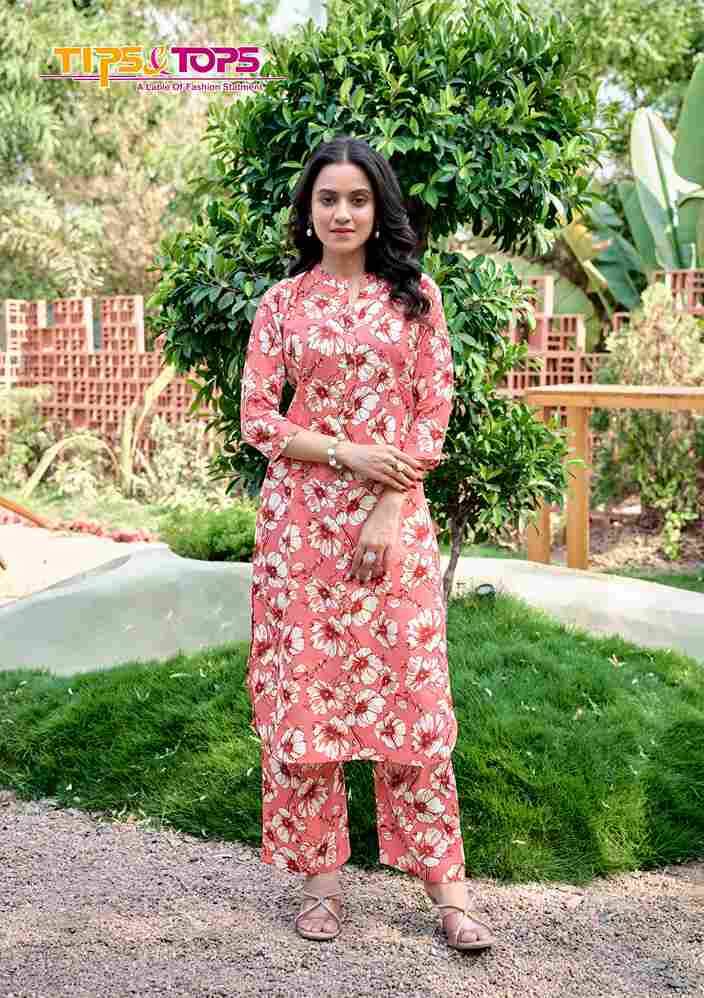 Cinderella Vol-5 By Tips And Tops 5001 To 5006 Series Designer Stylish Fancy Colorful Beautiful Party Wear & Ethnic Wear Collection Heavy Rayon Co-Ords At Wholesale Price