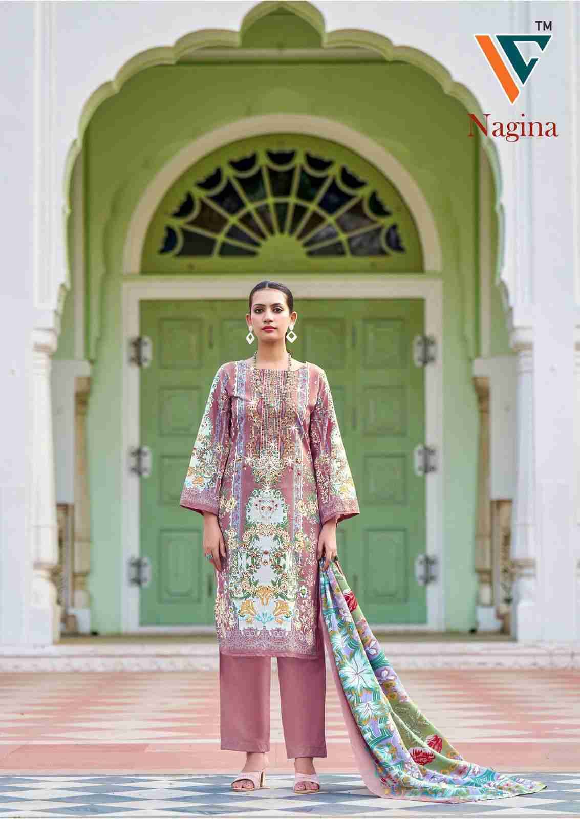 Nagina Vol-4 By Vandana Creation 4001 To 4008 Series Beautiful Festive Suits Stylish Fancy Colorful Casual Wear & Ethnic Wear Cotton Print Dresses At Wholesale Price