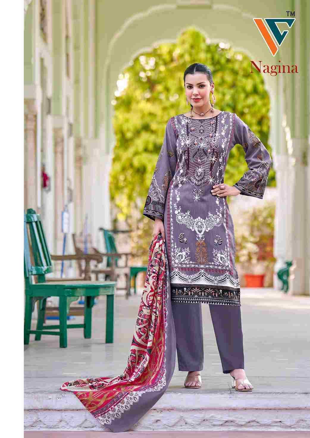 Nagina Vol-4 By Vandana Creation 4001 To 4008 Series Beautiful Festive Suits Stylish Fancy Colorful Casual Wear & Ethnic Wear Cotton Print Dresses At Wholesale Price
