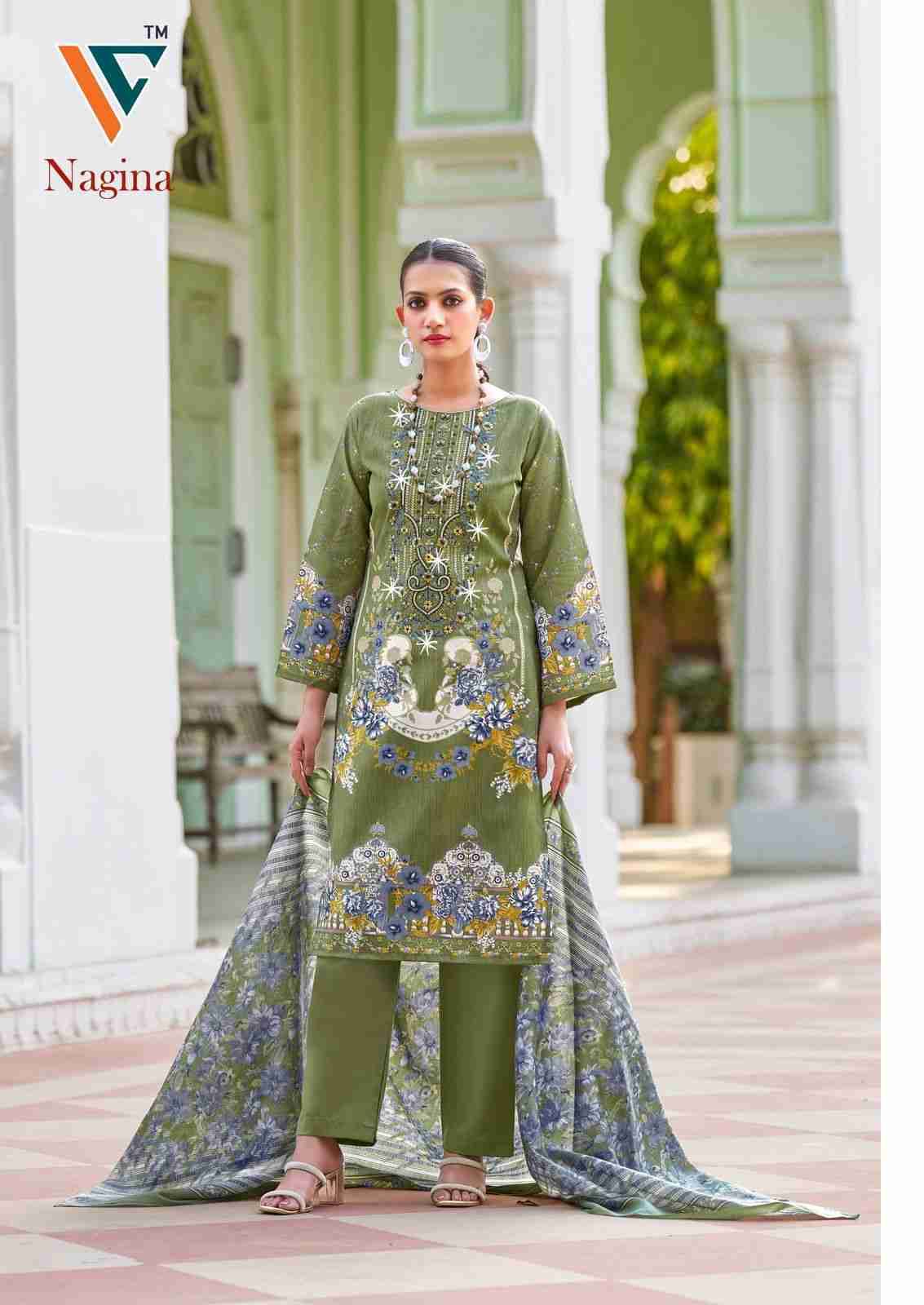 Nagina Vol-4 By Vandana Creation 4001 To 4008 Series Beautiful Festive Suits Stylish Fancy Colorful Casual Wear & Ethnic Wear Cotton Print Dresses At Wholesale Price