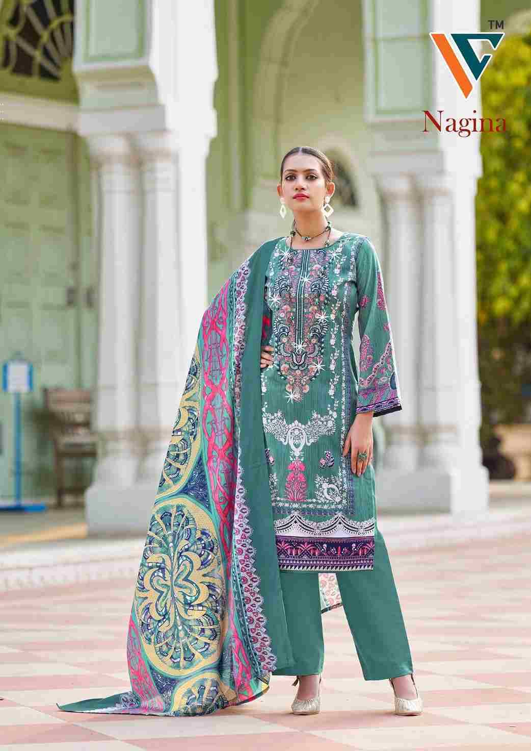Nagina Vol-4 By Vandana Creation 4001 To 4008 Series Beautiful Festive Suits Stylish Fancy Colorful Casual Wear & Ethnic Wear Cotton Print Dresses At Wholesale Price