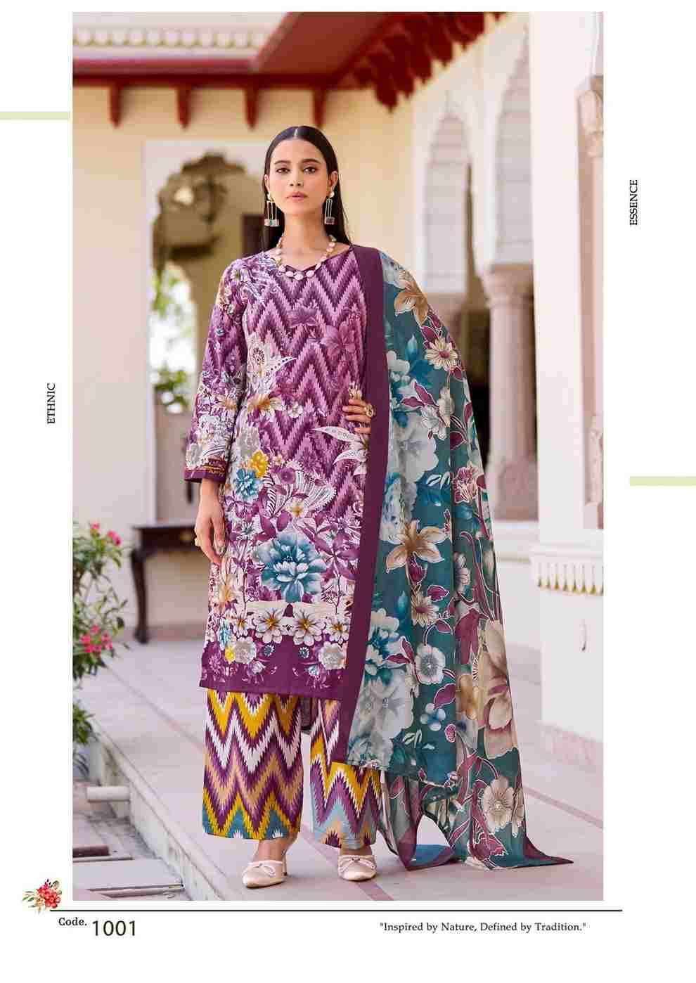 Hoor By Nafisa Cotton 1001 To 1006 Series Beautiful Festive Suits Stylish Fancy Colorful Casual Wear & Ethnic Wear Soft Cotton Print Dresses At Wholesale Price