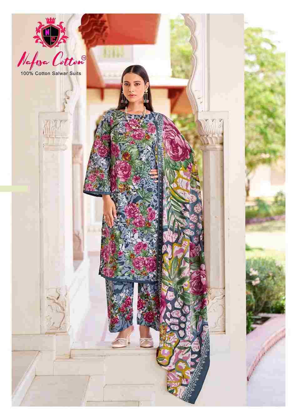 Hoor By Nafisa Cotton 1001 To 1006 Series Beautiful Festive Suits Stylish Fancy Colorful Casual Wear & Ethnic Wear Soft Cotton Print Dresses At Wholesale Price