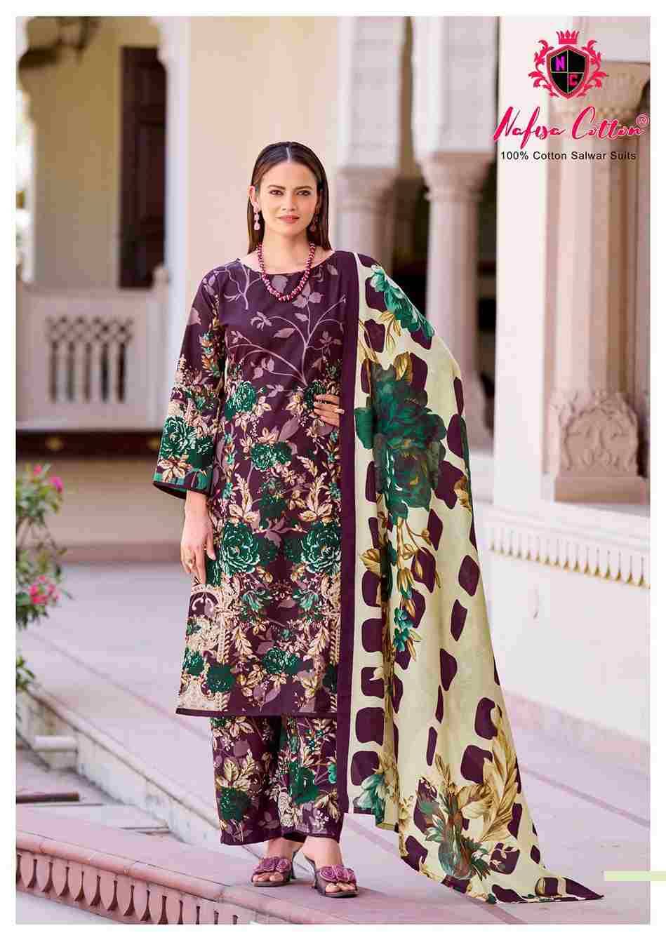 Hoor By Nafisa Cotton 1001 To 1006 Series Beautiful Festive Suits Stylish Fancy Colorful Casual Wear & Ethnic Wear Soft Cotton Print Dresses At Wholesale Price