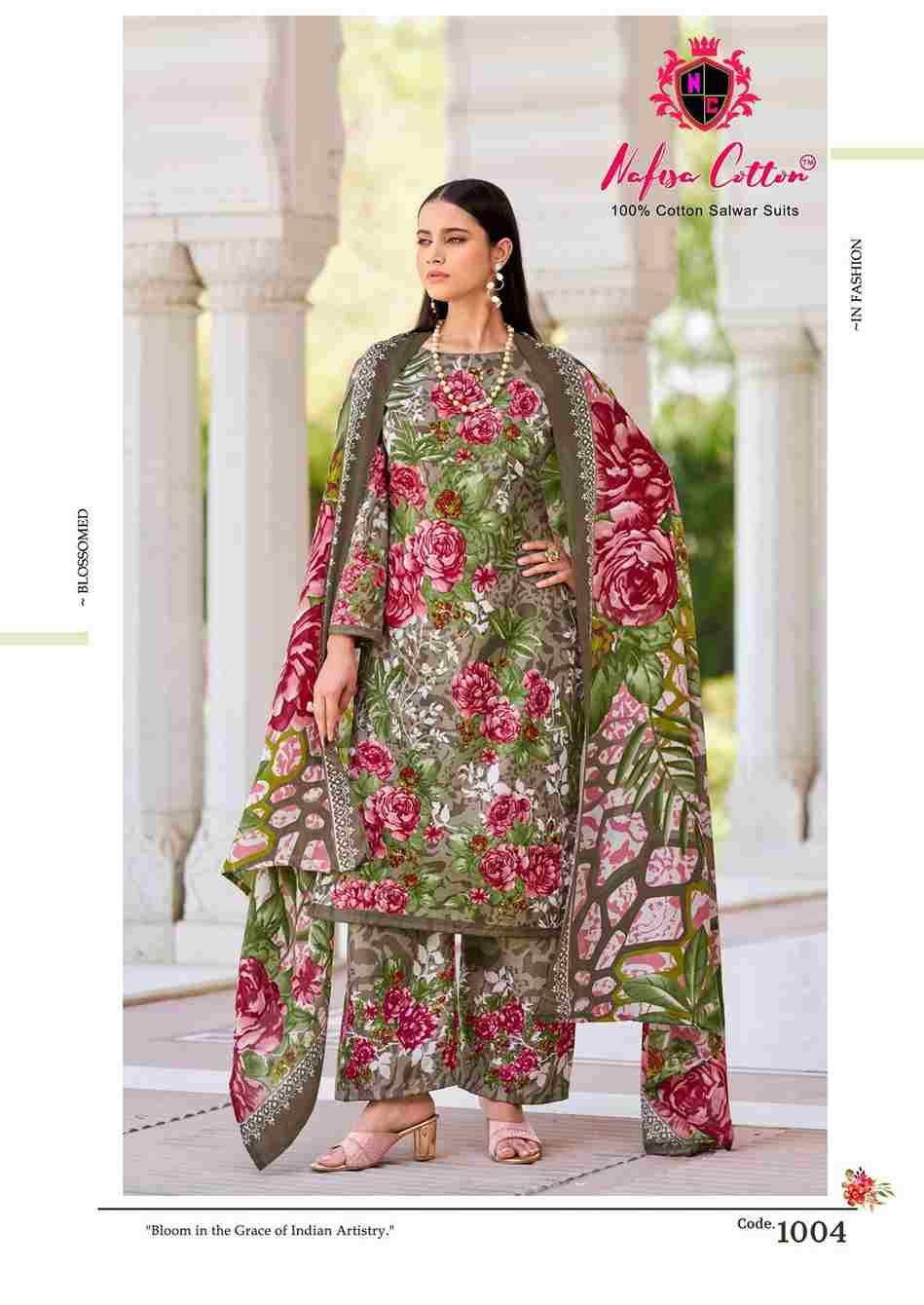 Hoor By Nafisa Cotton 1001 To 1006 Series Beautiful Festive Suits Stylish Fancy Colorful Casual Wear & Ethnic Wear Soft Cotton Print Dresses At Wholesale Price