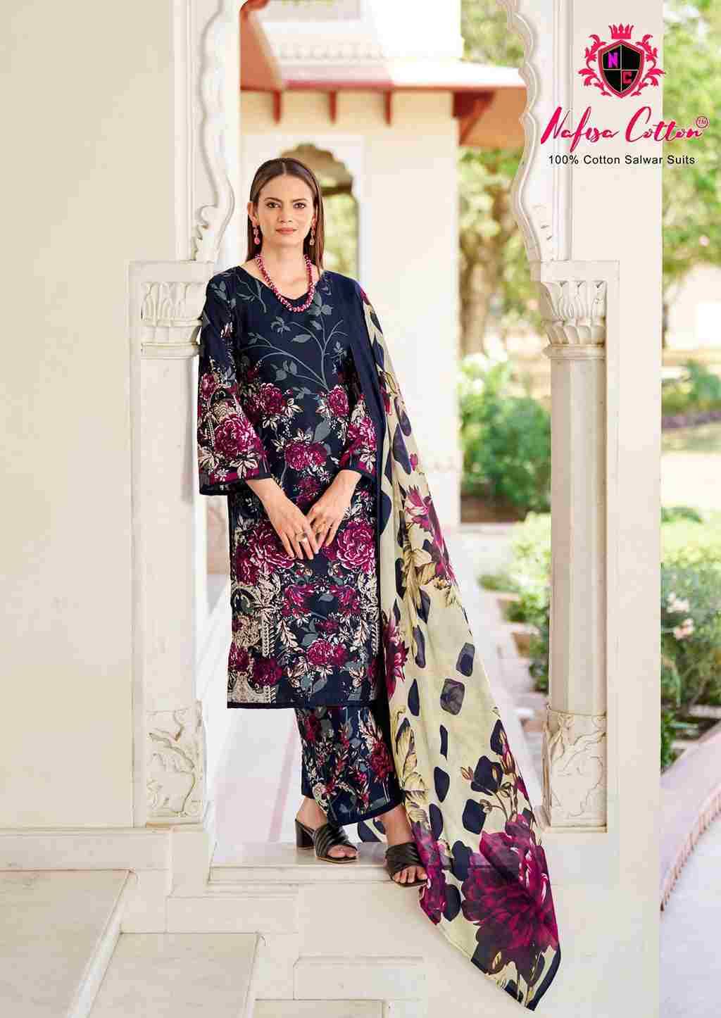 Hoor By Nafisa Cotton 1001 To 1006 Series Beautiful Festive Suits Stylish Fancy Colorful Casual Wear & Ethnic Wear Soft Cotton Print Dresses At Wholesale Price