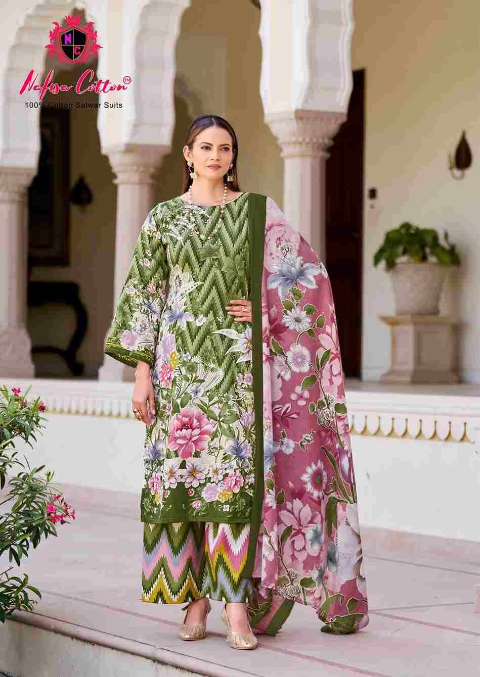 Hoor By Nafisa Cotton 1001 To 1006 Series Beautiful Festive Suits Stylish Fancy Colorful Casual Wear & Ethnic Wear Soft Cotton Print Dresses At Wholesale Price