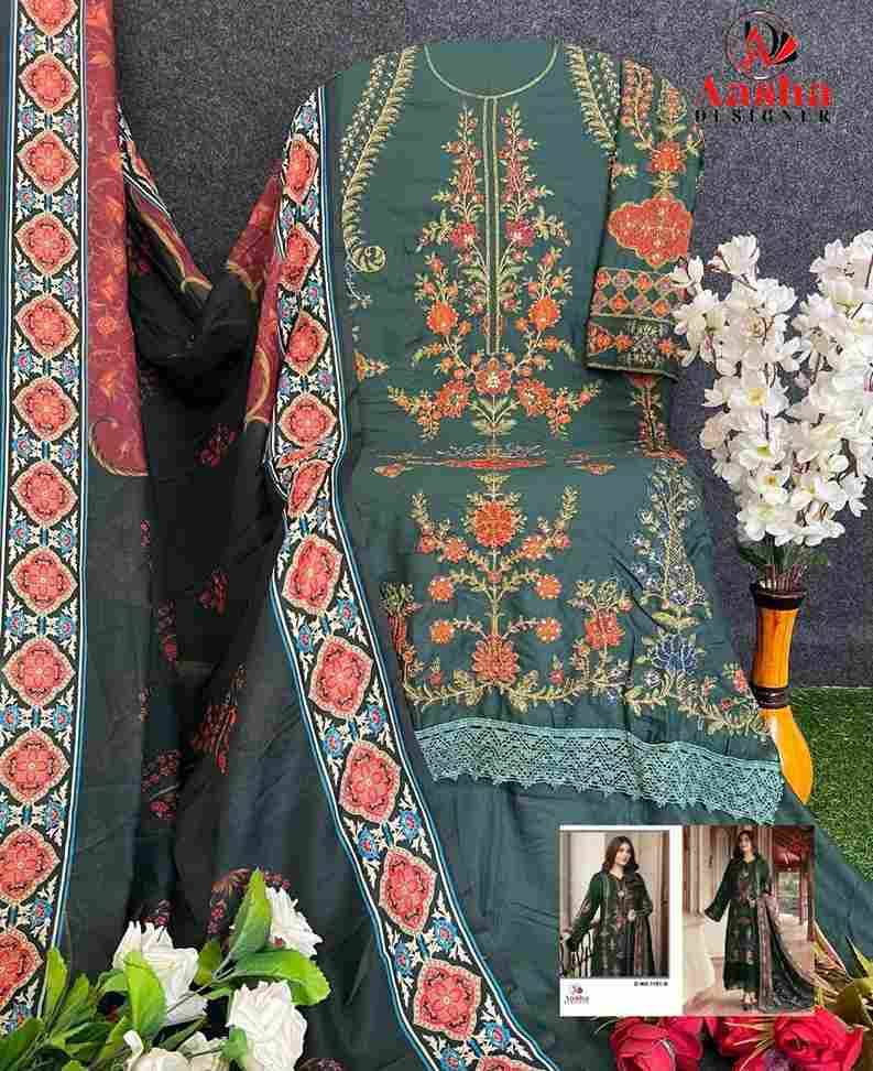 Aasha 1151Colours By Aasha Designer 1151-A To 1151-E Series Pakistani Suits Beautiful Fancy Colorful Stylish Party Wear & Occasional Wear Heavy Rayon Embroidery Dresses At Wholesale Price
