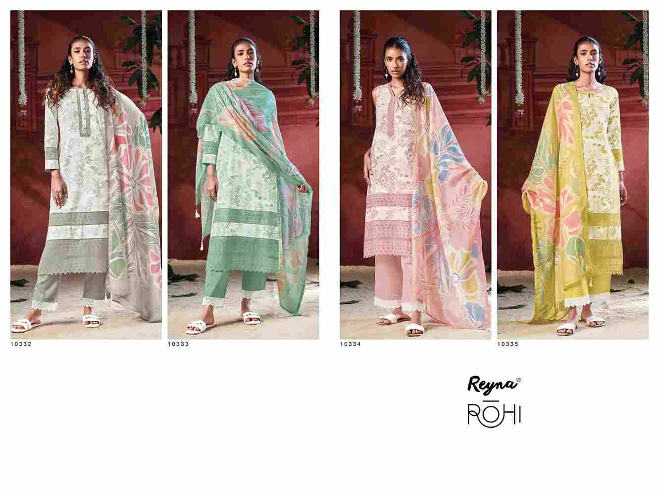 Rohi By Reyna 10332 To 10335 Series Designer Stylish Fancy Colorful Beautiful Party Wear & Ethnic Wear Collection Pure Cotton Print Tops At Wholesale Price