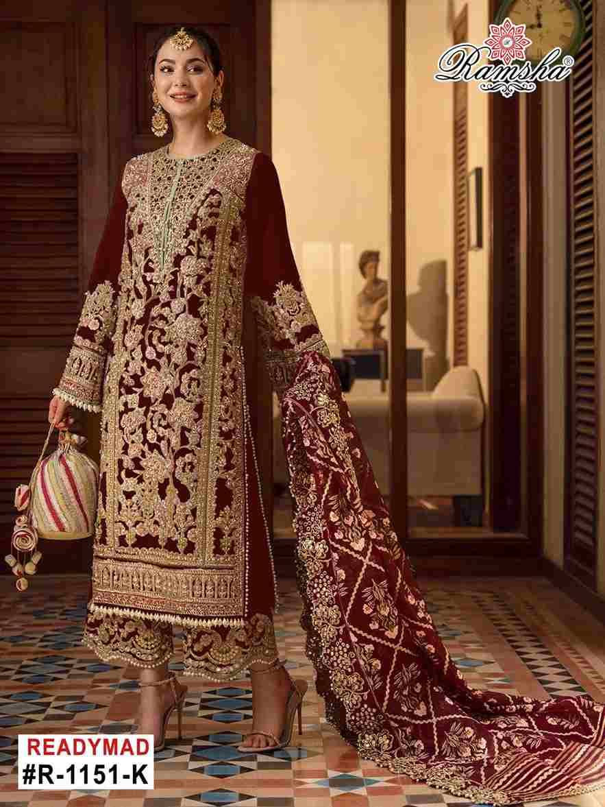 Ramsha 1151 Colours Vol-3 By Ramsha 1151-I To 1151-L Series Beautiful Pakistani Suits Colorful Stylish Fancy Casual Wear & Ethnic Wear Georgette Dresses At Wholesale Price