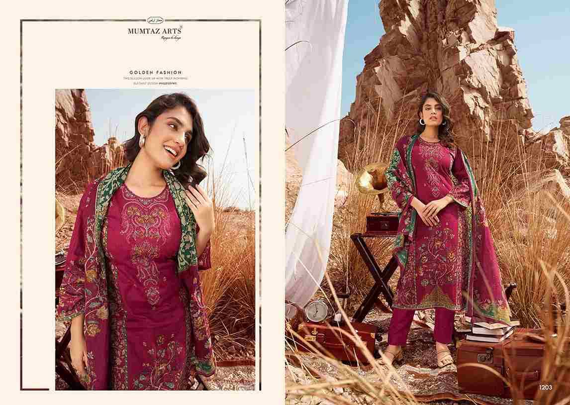 Ellena By Mumtaz Arts 1201 To 1206 Series Designer Festive Suits Collection Beautiful Stylish Fancy Colorful Party Wear & Occasional Wear Pure Cambric Lawn Dresses At Wholesale Price