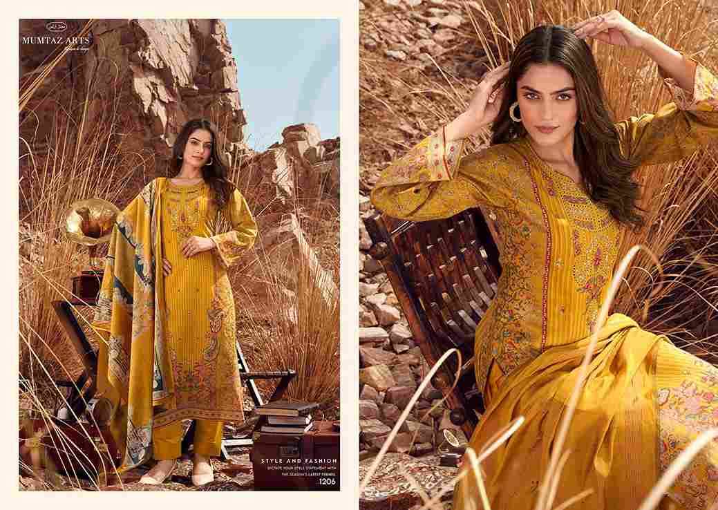 Ellena By Mumtaz Arts 1201 To 1206 Series Designer Festive Suits Collection Beautiful Stylish Fancy Colorful Party Wear & Occasional Wear Pure Cambric Lawn Dresses At Wholesale Price