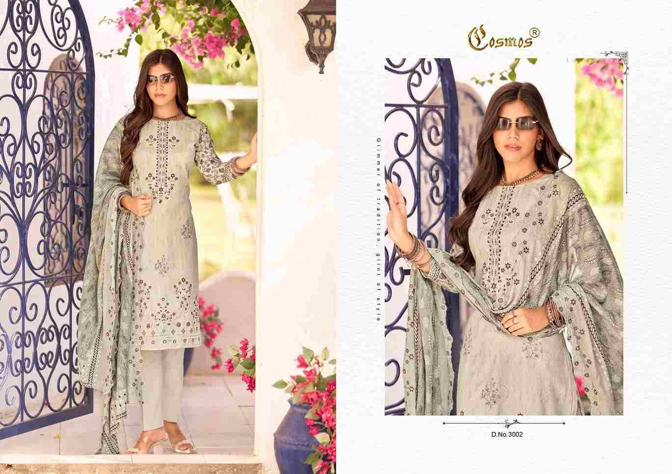 Bin Saeed Vol-3 By Cosmos 3001 To 3008 Series Beautiful Festive Suits Colorful Stylish Fancy Casual Wear & Ethnic Wear Lawn Cotton Print Dresses At Wholesale Price