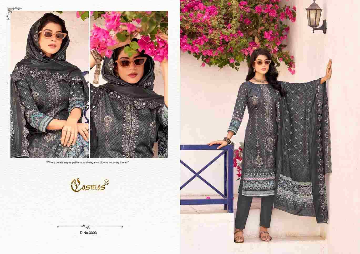 Bin Saeed Vol-3 By Cosmos 3001 To 3008 Series Beautiful Festive Suits Colorful Stylish Fancy Casual Wear & Ethnic Wear Lawn Cotton Print Dresses At Wholesale Price
