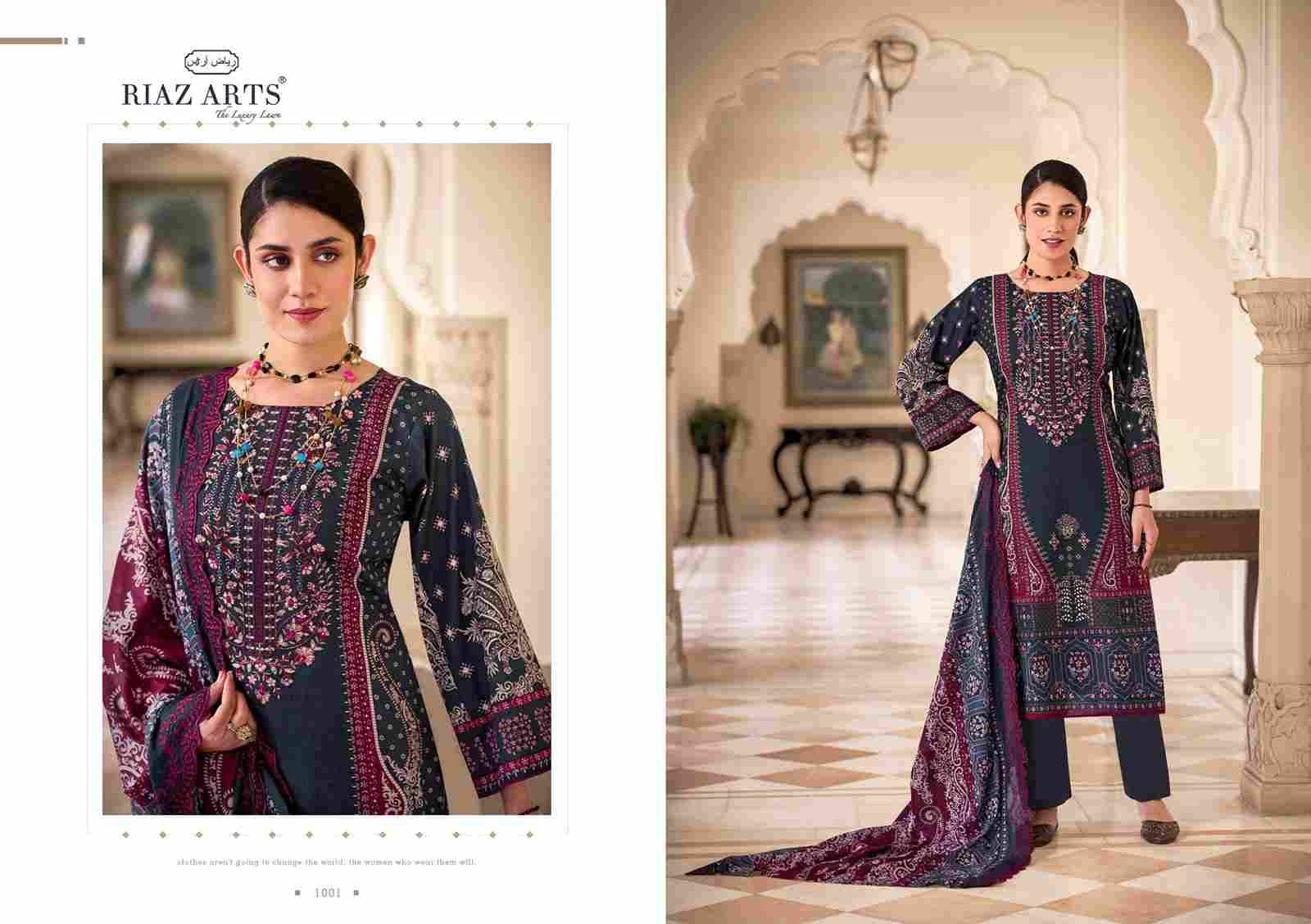Bin Saeed Vol-9 By Riaz Arts 1001 To 1006 Series Beautiful Festive Suits Stylish Fancy Colorful Casual Wear & Ethnic Wear Pure Cotton Print Dresses At Wholesale Price