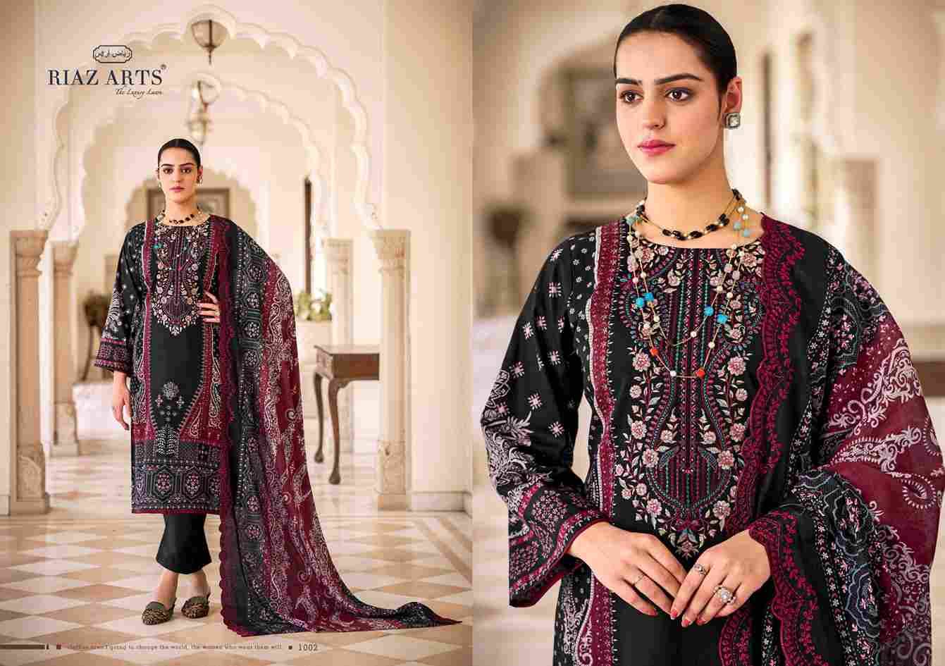 Bin Saeed Vol-9 By Riaz Arts 1001 To 1006 Series Beautiful Festive Suits Stylish Fancy Colorful Casual Wear & Ethnic Wear Pure Cotton Print Dresses At Wholesale Price