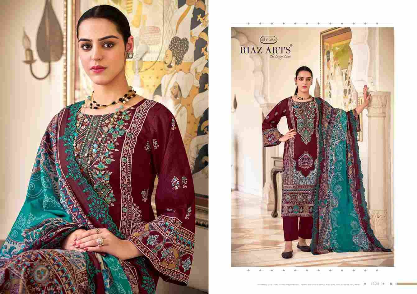 Bin Saeed Vol-9 By Riaz Arts 1001 To 1006 Series Beautiful Festive Suits Stylish Fancy Colorful Casual Wear & Ethnic Wear Pure Cotton Print Dresses At Wholesale Price