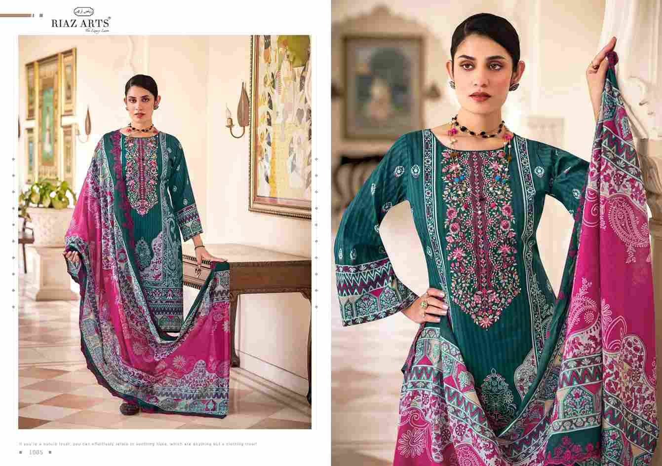 Bin Saeed Vol-9 By Riaz Arts 1001 To 1006 Series Beautiful Festive Suits Stylish Fancy Colorful Casual Wear & Ethnic Wear Pure Cotton Print Dresses At Wholesale Price