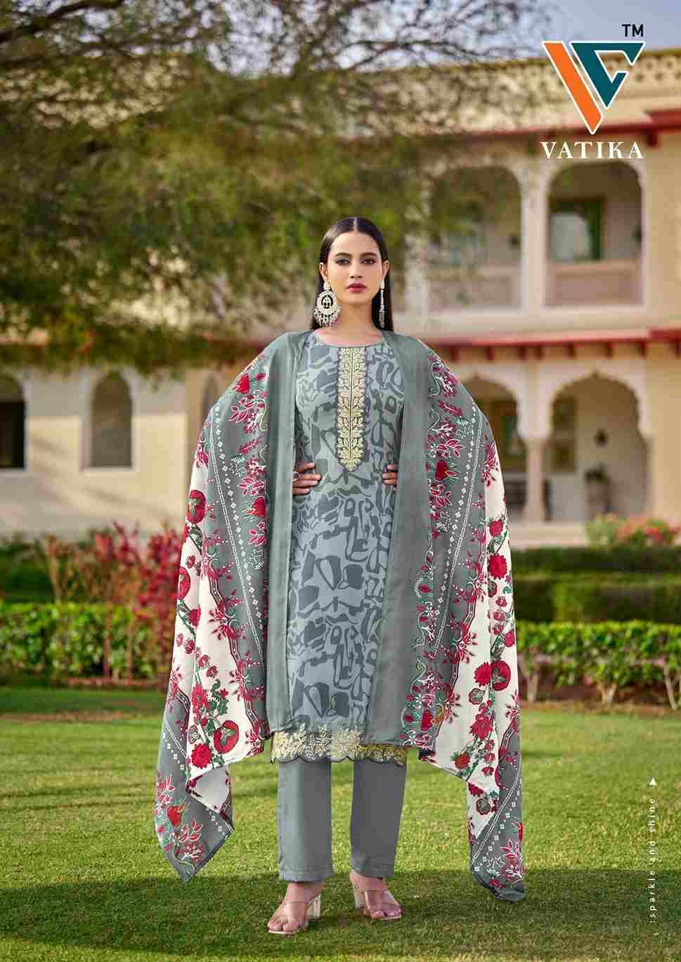 Vatika Vol-1 By Vandana Creation 1001 To 1008 Series Beautiful Festive Suits Stylish Fancy Colorful Casual Wear & Ethnic Wear Cotton Print Dresses At Wholesale Price