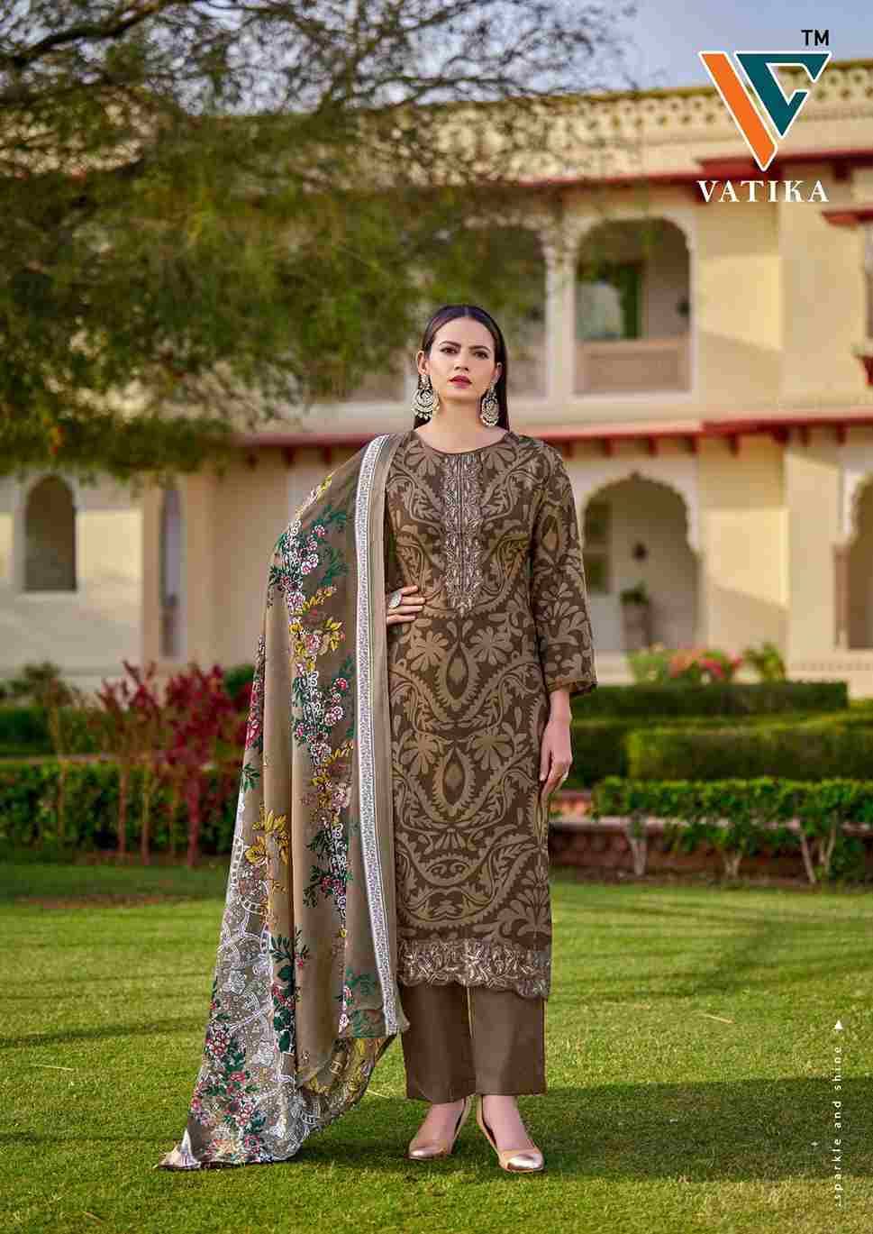 Vatika Vol-1 By Vandana Creation 1001 To 1008 Series Beautiful Festive Suits Stylish Fancy Colorful Casual Wear & Ethnic Wear Cotton Print Dresses At Wholesale Price