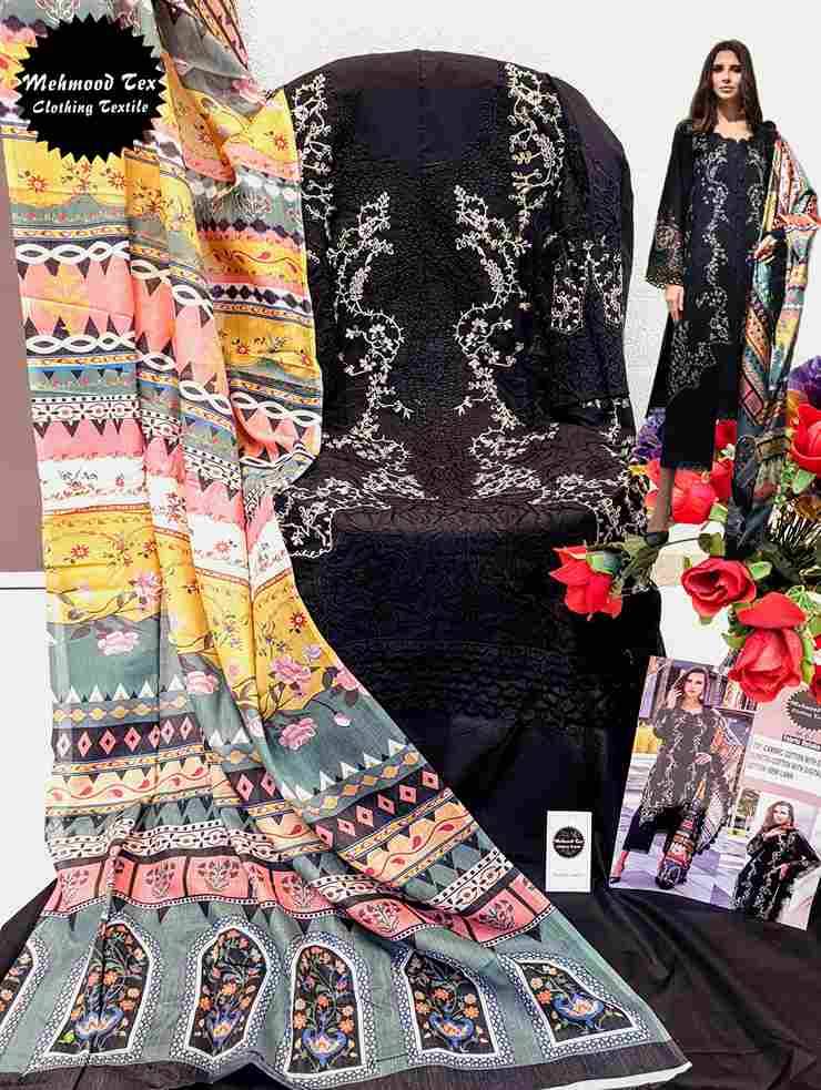 Mehmood Hit Design M-67 By Mehmood Tex Beautiful Pakistani Suits Colorful Stylish Fancy Casual Wear & Ethnic Wear Cambric Cotton Dresses At Wholesale Price