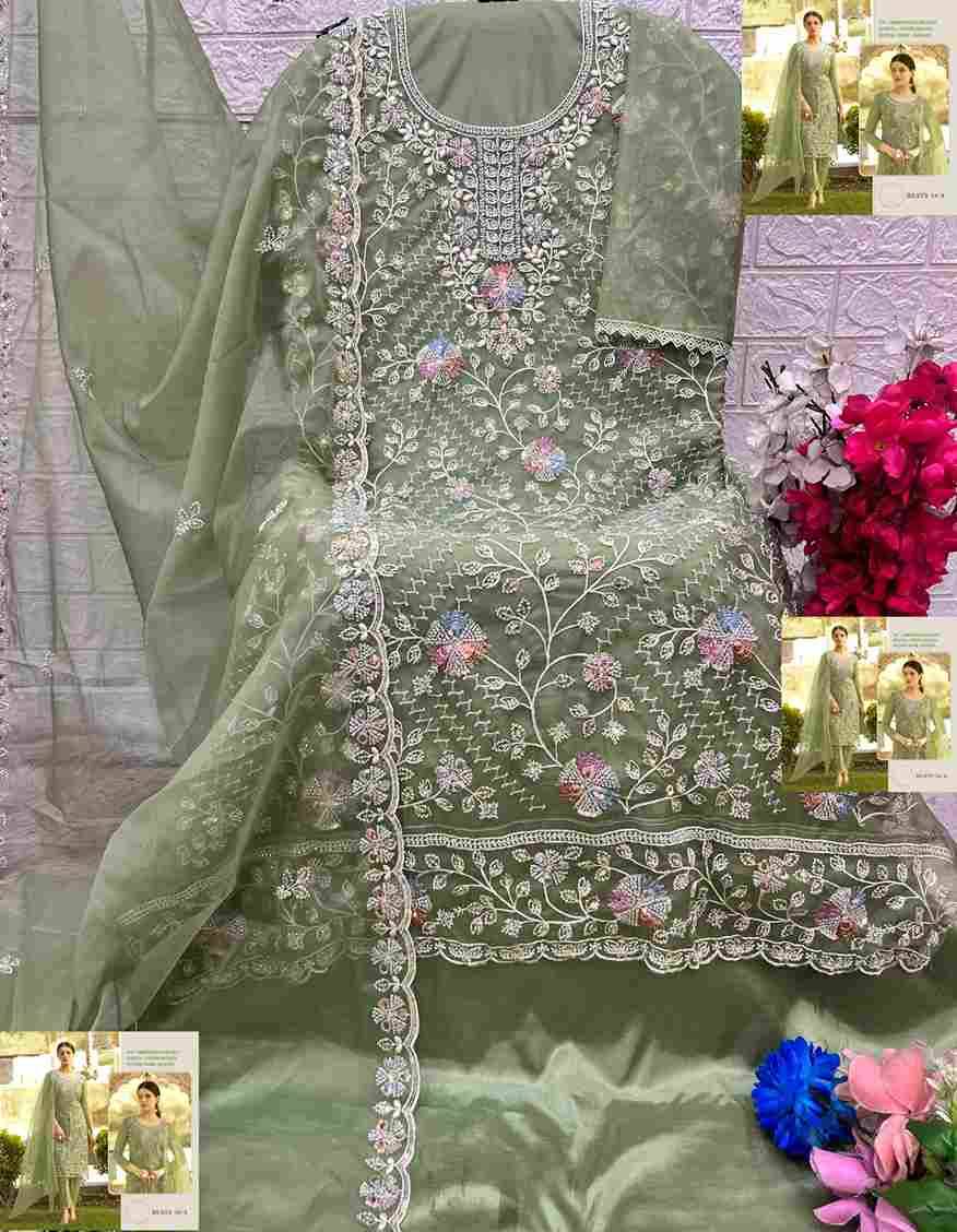 Beats-34 Colours By Shree Fabs 34-A To 34-D Series Beautiful Pakistani Suits Stylish Fancy Colorful Party Wear & Occasional Wear Heavy Organza Embroidered Dresses At Wholesale Price