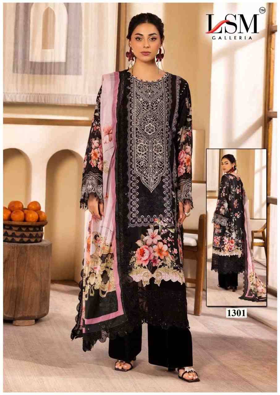 Parian Dream Vol-13 By Lsm Galleria 1301 To 1306 Series Beautiful Festive Suits Colorful Stylish Fancy Casual Wear & Ethnic Wear Pure Lawn Print With Work Dresses At Wholesale Price