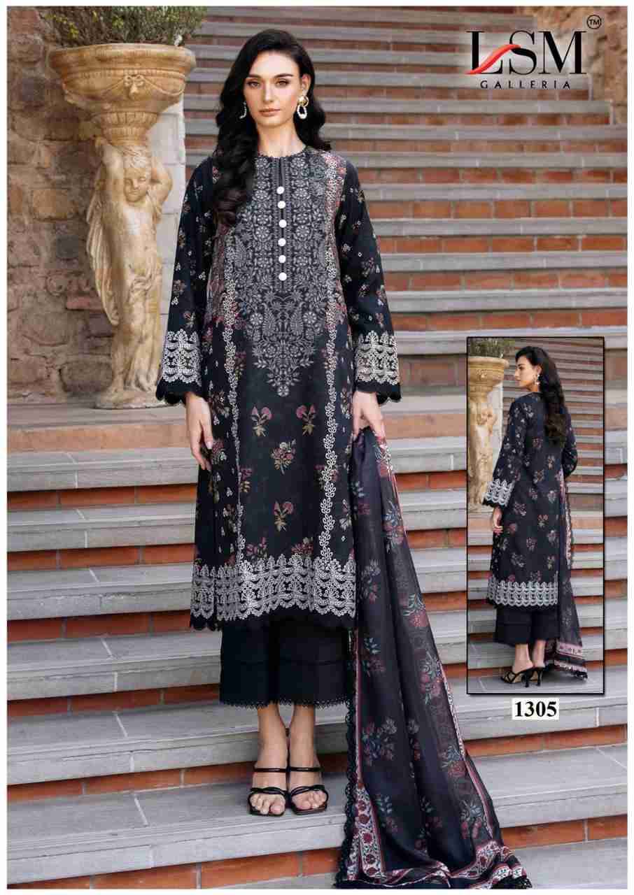 Parian Dream Vol-13 By Lsm Galleria 1301 To 1306 Series Beautiful Festive Suits Colorful Stylish Fancy Casual Wear & Ethnic Wear Pure Lawn Print With Work Dresses At Wholesale Price